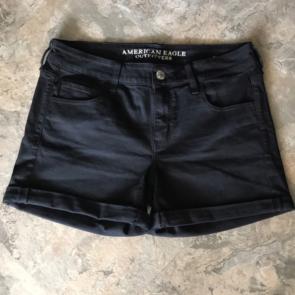 Black American Eagle Midi shorts